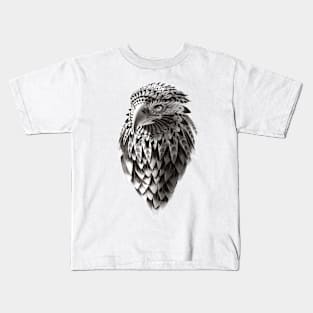 Ornate Tribal Shaman Eagle Print Kids T-Shirt